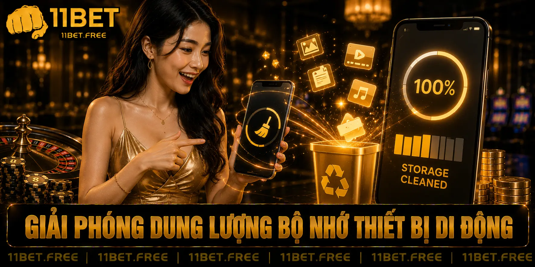 Giải phóng dung lượng bộ nhớ thiết bị di động